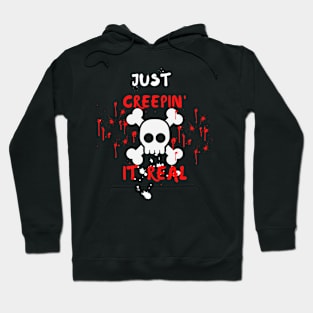 Halloween Skull & Bones, Creepy Halloween Themed, Halloween Party Hoodie